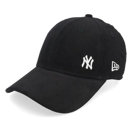 New Era - MLB Svart adjustable Keps - New York Yankees Cord Flawless 9FORTY Black Adjustable @ Hatstore
