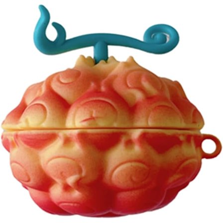 2 st Fodral för Samsung Buds3/buds 3pro Hörlurar, Japansk Djävulsfrukt Design (Flame Fruit)