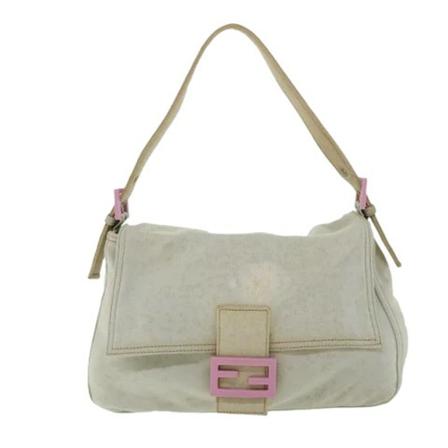 Fendi Vintage Pre-owned Canvas fendi-vskor grå, Dam Vintage Väskor, Dam, Storlek: ONE SIZE