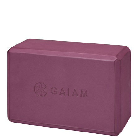 Gaiam Midnight Plum Block