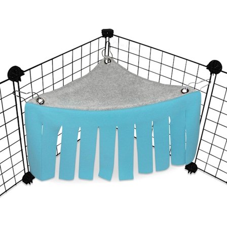 Hjørne fleece skov gemmested til marsvin, fritter,