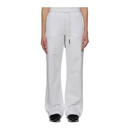 Dondup, Trousers with coulisse Wit, Dames, Maat:M