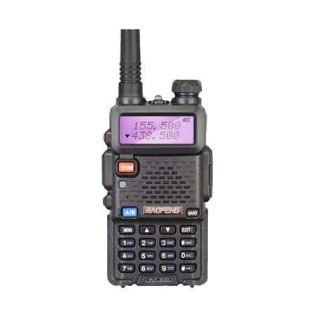 Baofeng UV-5R VHF UHF Dobbelt Bånd Walkie Talkie Komradio Jagtradio