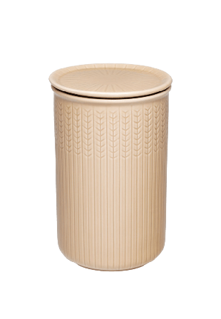 Rörstrand Swedish Grace burk L 1,3 jubilee Serveringstillbehör Beige 0,3