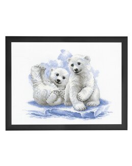 Stickpackung Bild Eisbär