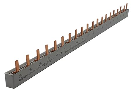 Elkutec Samleskinne stift S2/10 L1-L2 10mm2 20 Mod