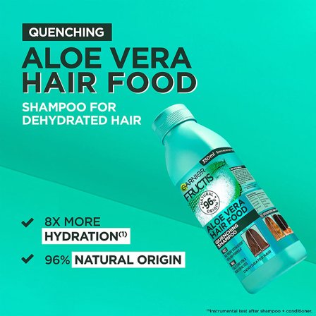 Garnier Hydrating Aloe Vera Hair Food Shampoo, Hår, Shampoo