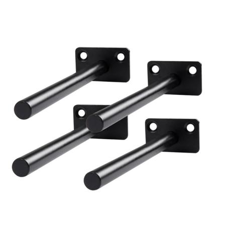4 St Solid Steel Hylla Fäste Osynlig Väggstöd För Raw