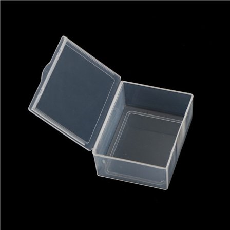 Praktisk mini smykkeorganiser Transparent plastnavnkort