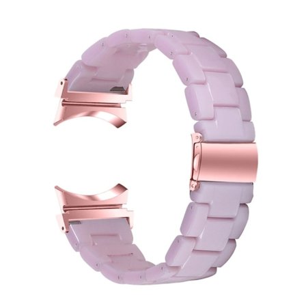 Samsung Galaxy Watch 5 / 5 Pro / 4 klockarmband i resinstil - Ljuslila