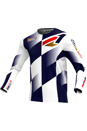 FXR Revo Daytona Le MX Jersey Midnight/White XL