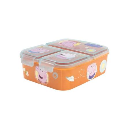 Peppa Pig lunchlåda med 3 fack
