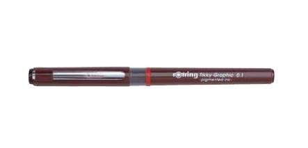ROTRING Tikky Graphic Fiberspidspen Sort