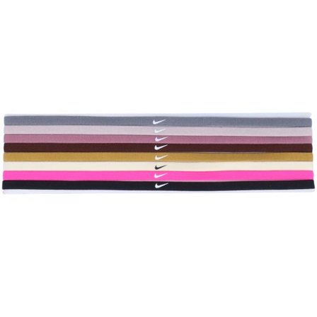 Nike - Multi headband Beanie - 8 Pack Skinny Gunsmoke/Violet/Plum Hairbands @ Hatstore