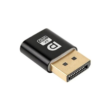 4k Displayport Dummy Plug DP Virtuaalinäyttöadapteri Edid Headless Ghost Emulator PC-grafiikalle V