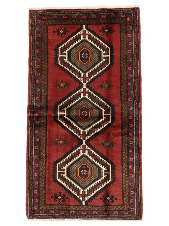 Medaillon Klein Hamadan Teppich 107X197 Wolle