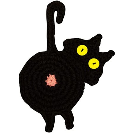 Flettede underlag, koppestøtte, søte underlag, kattebak, rumpekopp, katt