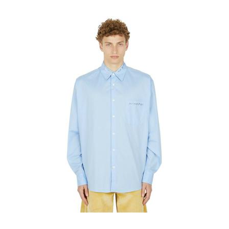 Marni Shirts , Blauw , Heren , Maat: L