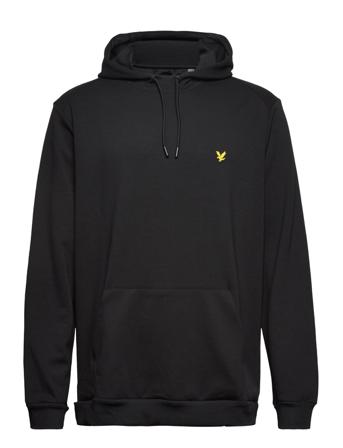 Oth Fly Fleece Hoodie Hoodie Svart Lyle & Scott Sport
