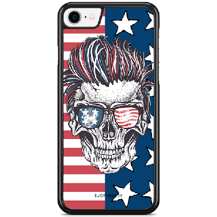 Bjornberry Skal iPhone 7 - USA Dödskalle