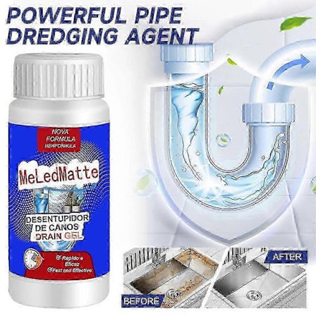 1/2/3/5 st Kraftfullt Rörrensningsmedel - Meledmatte Pulver för Rengöring av Avloppsrör för Stopp