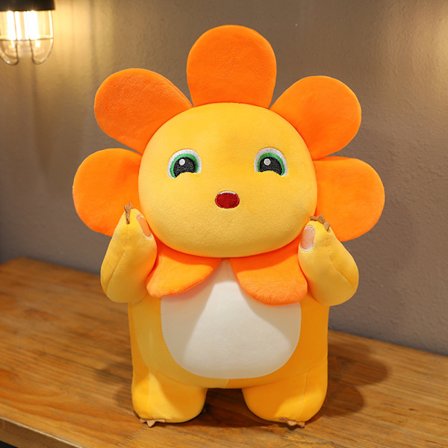 Solsikke Melk Drage Plysj Leketøy Dukke Dinosaur Dukke Jente Pute Barnas Bursdagsgave{EE}