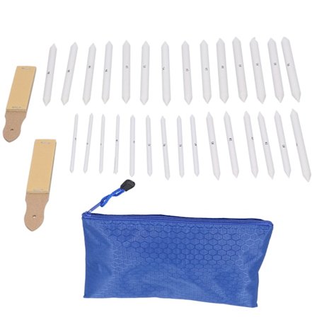 Blending Stumps og Tortillions Sæt Tegneværktøjer med 2 stk. Sandpapir Blyantspidser til Skitse