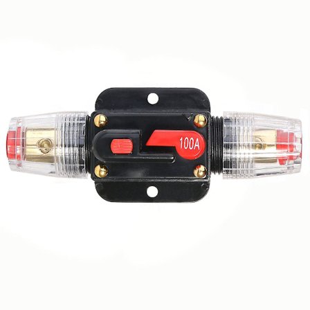 100 A Bilsikring Autosikringer Kretsbryter Tilbakestill Sikringsholder Kretsbryter Sikring