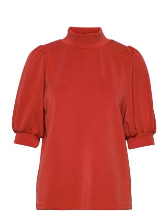 21 The Puff Blouse Blouses Short-sleeved Punainen My Essential Wardrobe