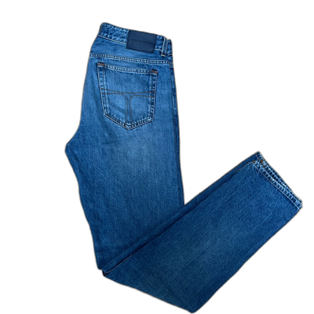 Marinblåa straight fit jeans från Tiger of Sweden