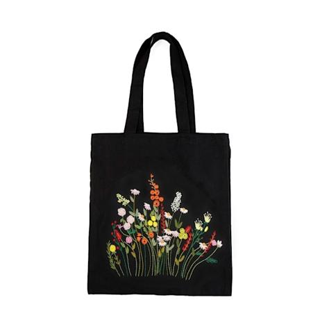 Broderi Kit Til Nybegyndere Med Mønster Canvas Tote Bag, Kunst Og Håndværk Til Voksne, Diay Nåletråd Til Håndværket C4 without hoop