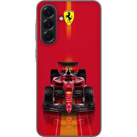 Yhteensopiva Puhelinkuori Samsung Samsung Galaxy A56 Ferrari Formula 1 -auto ikonisessa punaisessa muotoilussa urheilullisella tarkkuudella