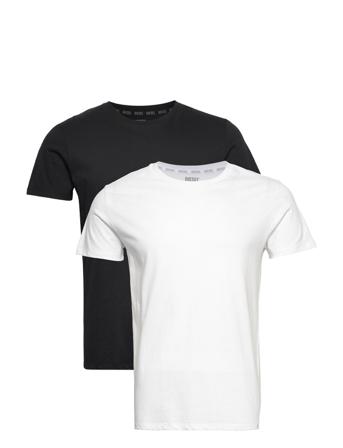 Umtee-Randal-Tube-Twopack T-Shirt Underwear Night & Loungewear Pyjama Tops Svart Diesel Men