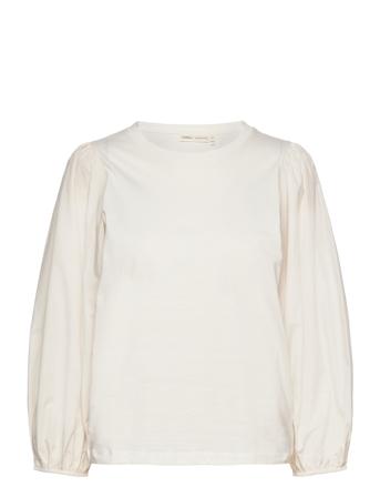 Zummeiw Blouse Ls Bluse Langermet Hvit InWear*Betinget Tilbud