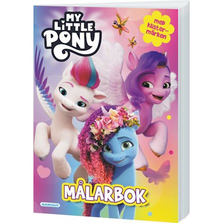 My Little Pony Målarbok med klistermärken Kärnan