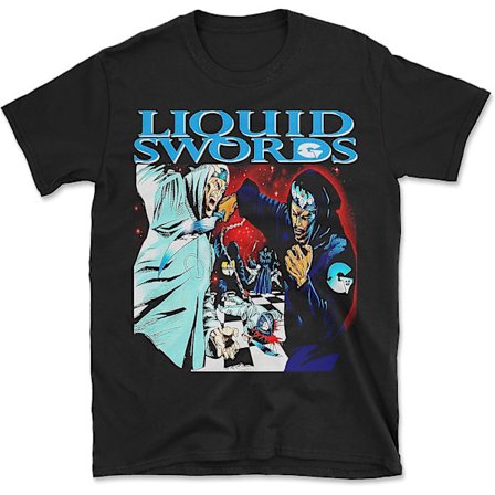 Liquid Swords Album Hip Hop T-shirt inspirerad av Genius Gza