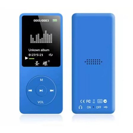 MP3/MP4-spelare 1,8 tum skärm bärbar 32 GB musikspelare med FM-radio videouppspelning för barn vuxna