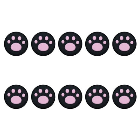 10 kpl Rocker Caps Analog Grip PINK & BLACK