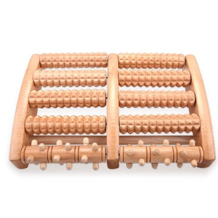 Fotmassage rullar, trä fot rullar, trä massageapparater