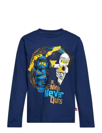 Lwtaylor 714 - T-Shirt L/S T-shirts Long-sleeved T-shirts Blå LEGO Kidswear*Betinget Tilbud