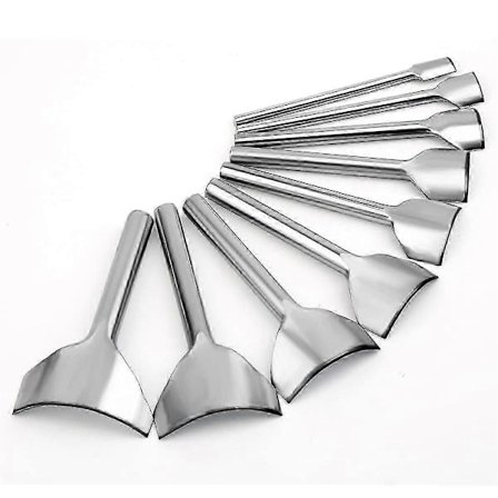 9 Størrelser Læderhulværktøj, Halvrund Læderhul, Læderhjørnehul, Remsskærer, Håndværk