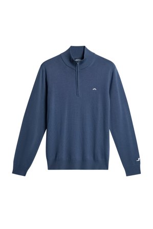 J.Lindeberg - Golf - Kian Zipped Sweater - Blue - Homme - L