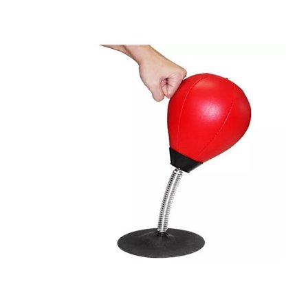 Boxningsboll för skrivbord Röd