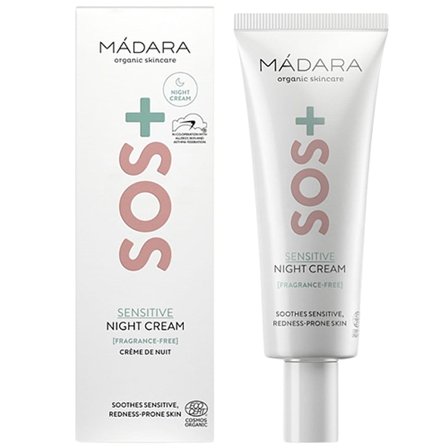 MÁDARA SOS+ Sensitive Night Cream 70 ml, Skincare, Ansigtspleje, Natcreme