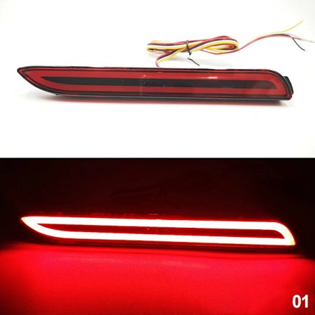 Bil LED Bakre Stötfångare Reflektor Bromsljus För Toyota RAV4 Harrier Sienna EZ Alphard Aygo Mark X Lexus IS-F GX470 RX300 5630 NX RC~00485