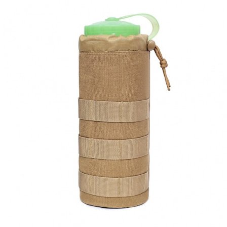 Sports Vandflaske Taske, Taktisk Snøre Molle Vandflaske Holder Taktisk Taske, Rejse Mesh Vandflaske Taske Taktisk Hydrerings Taske (mudder)