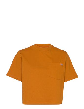 Ss Porterdale Crop W Orange Dickies