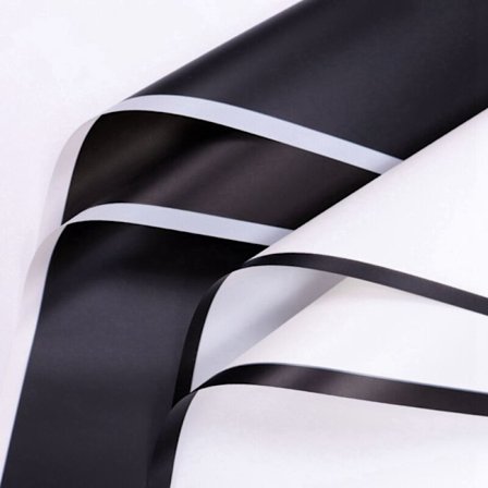 20 stk hvite kantinnpakningspapir linjetåkeoverflate gavepapir blomsterhandlerbukett vanntett plastpapir