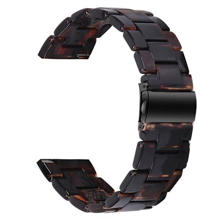 Samsung Galaxy Watch 4 Classic (44mm) / (40mm) klockarmband i coolt resin - Mörk Honung