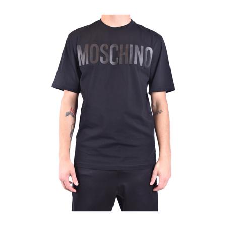 Moschino, T-shirt Czarny, Mężczyzna, Rozmiar: S